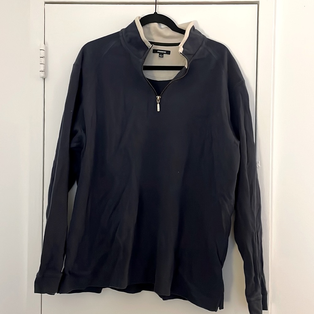 navy 1/4 zip